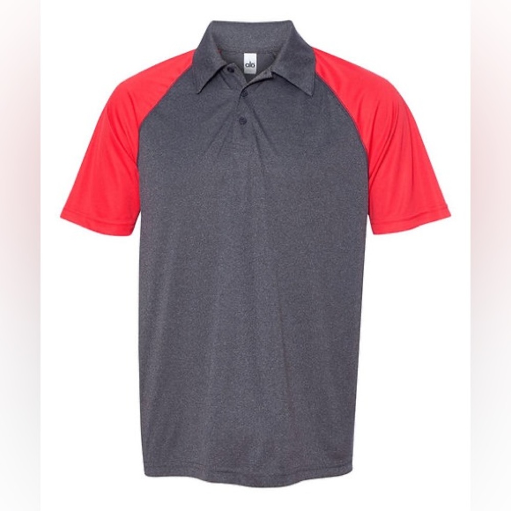 Alo Sport Performance 3 Button Raglan Sport Shirt Size 4X